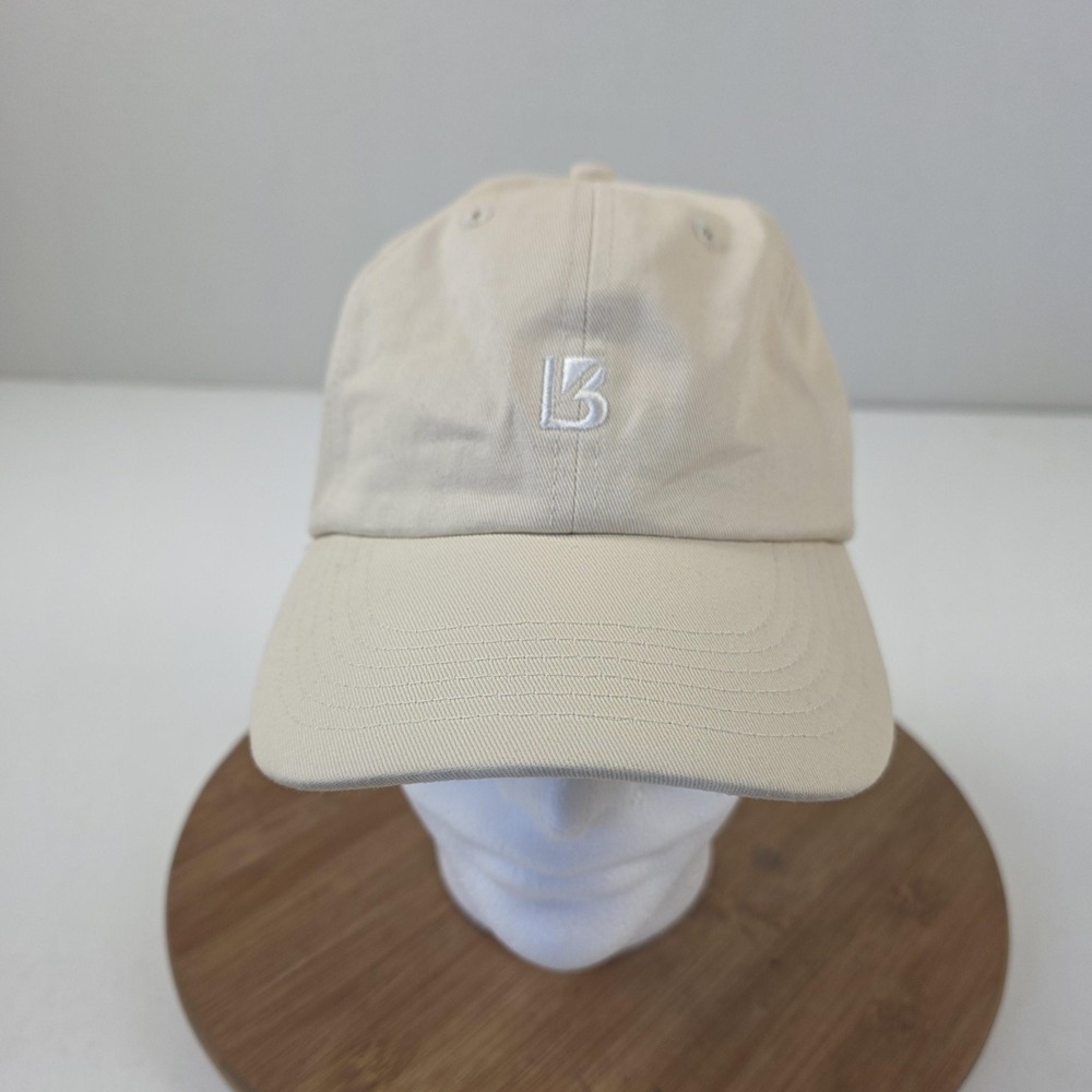 Buffbunny Collection Hat Cap Strap Back Adjustable Womens Beige Baseball Twill